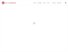 Tablet Screenshot of mototour.pl